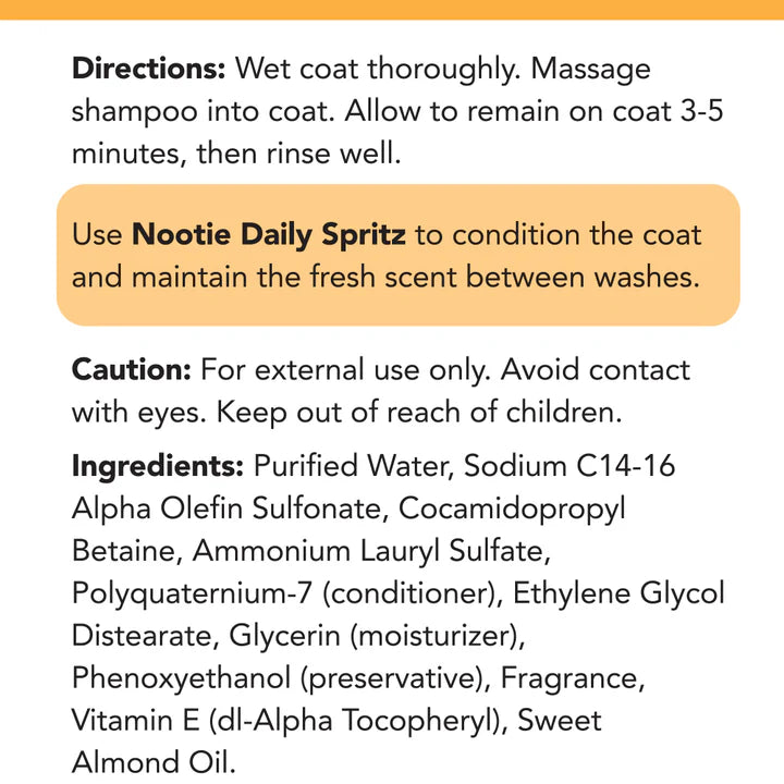 Pet Shampoo - 16oz - Warm Vanilla Cookie Scent