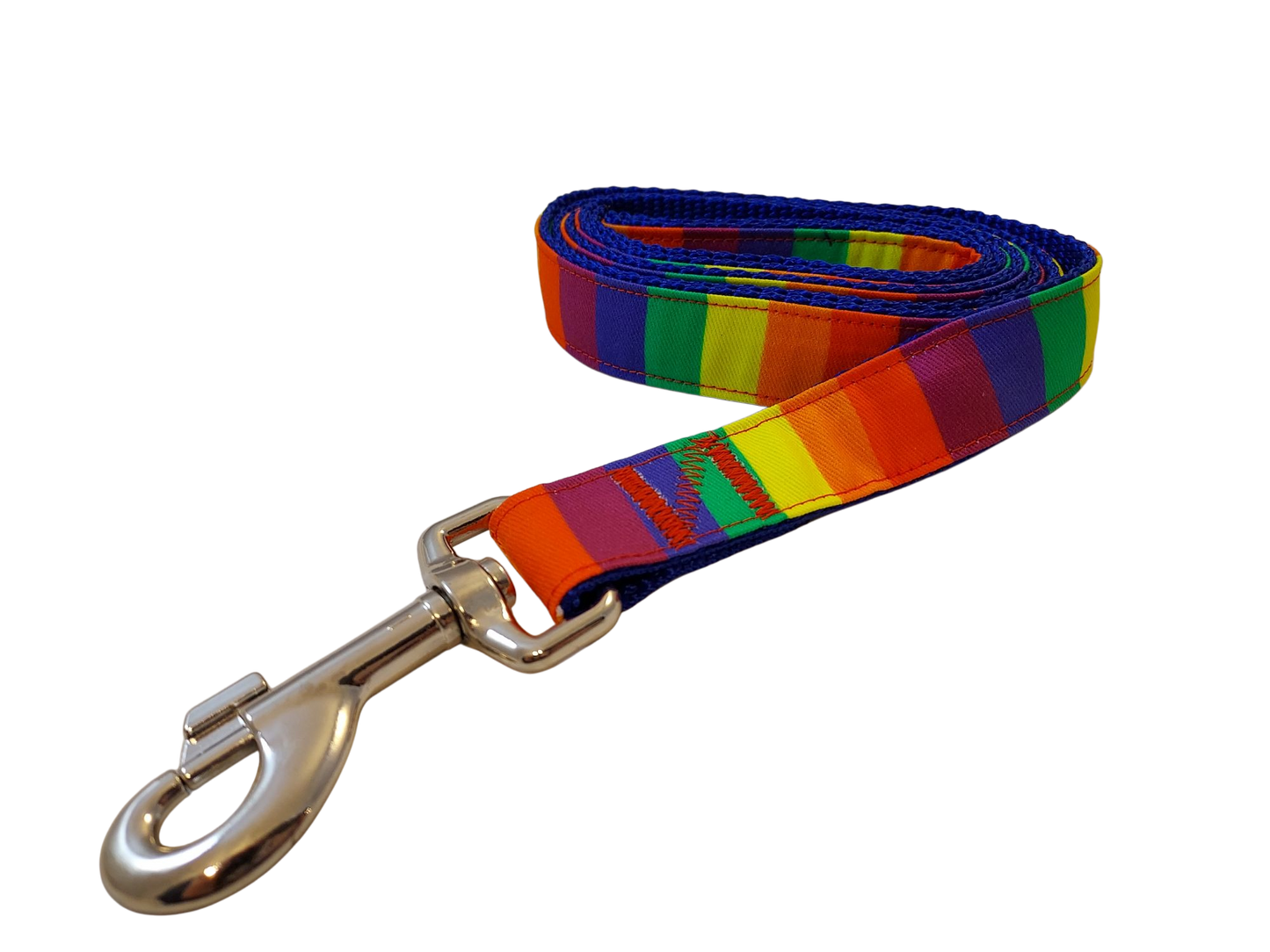 1” x 5ft Ribbon Dog Leash – The Pride
