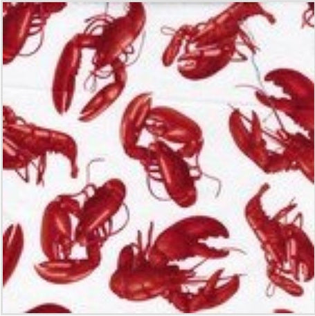 Reversible Dog Bandana - Big Lobster