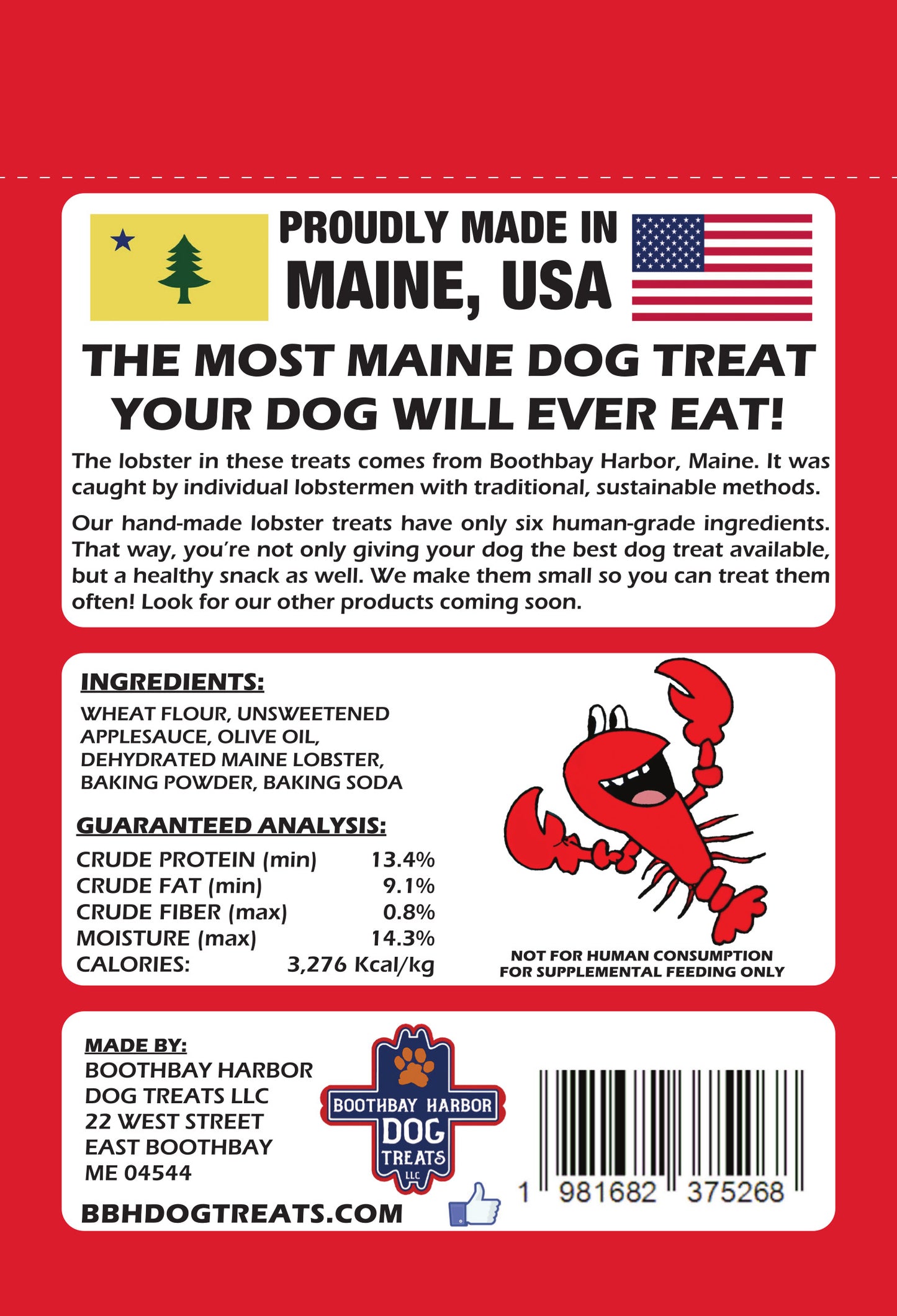 Boothbay Harbor Lobster Treats - 3oz