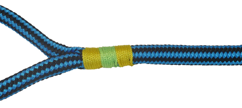 6ft Nautical Rope Dog Leash – Blue & Black