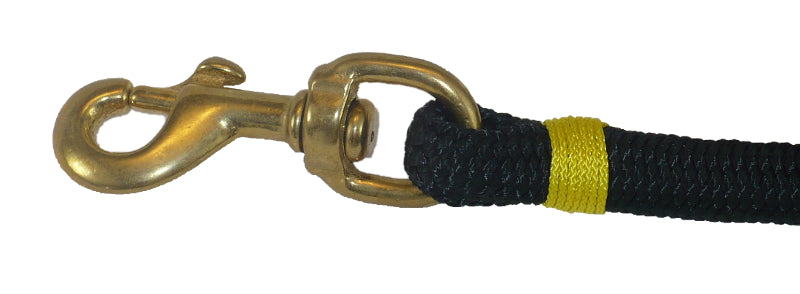 6ft Nautical Rope Dog Leash – Black