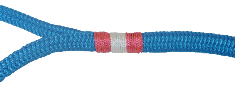 6ft Nautical Rope Dog Leash – Light Blue