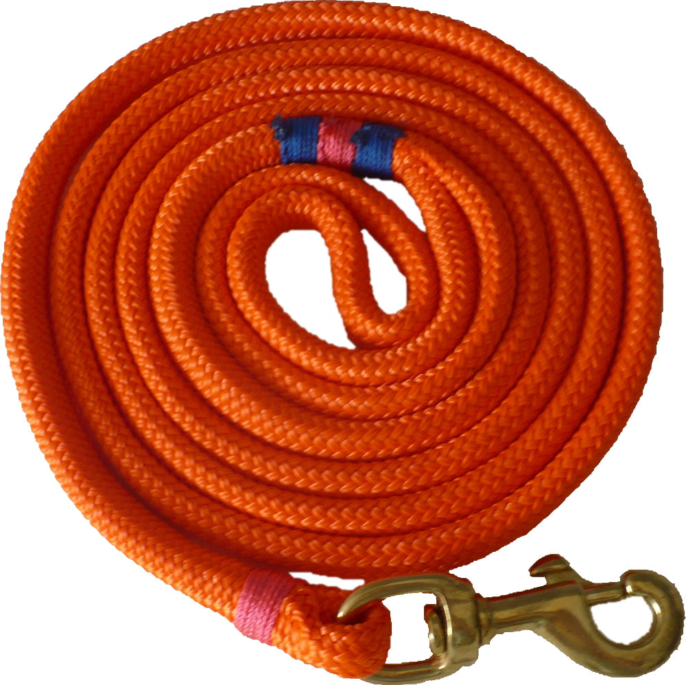 6ft Nautical Rope Dog Leash – Orange