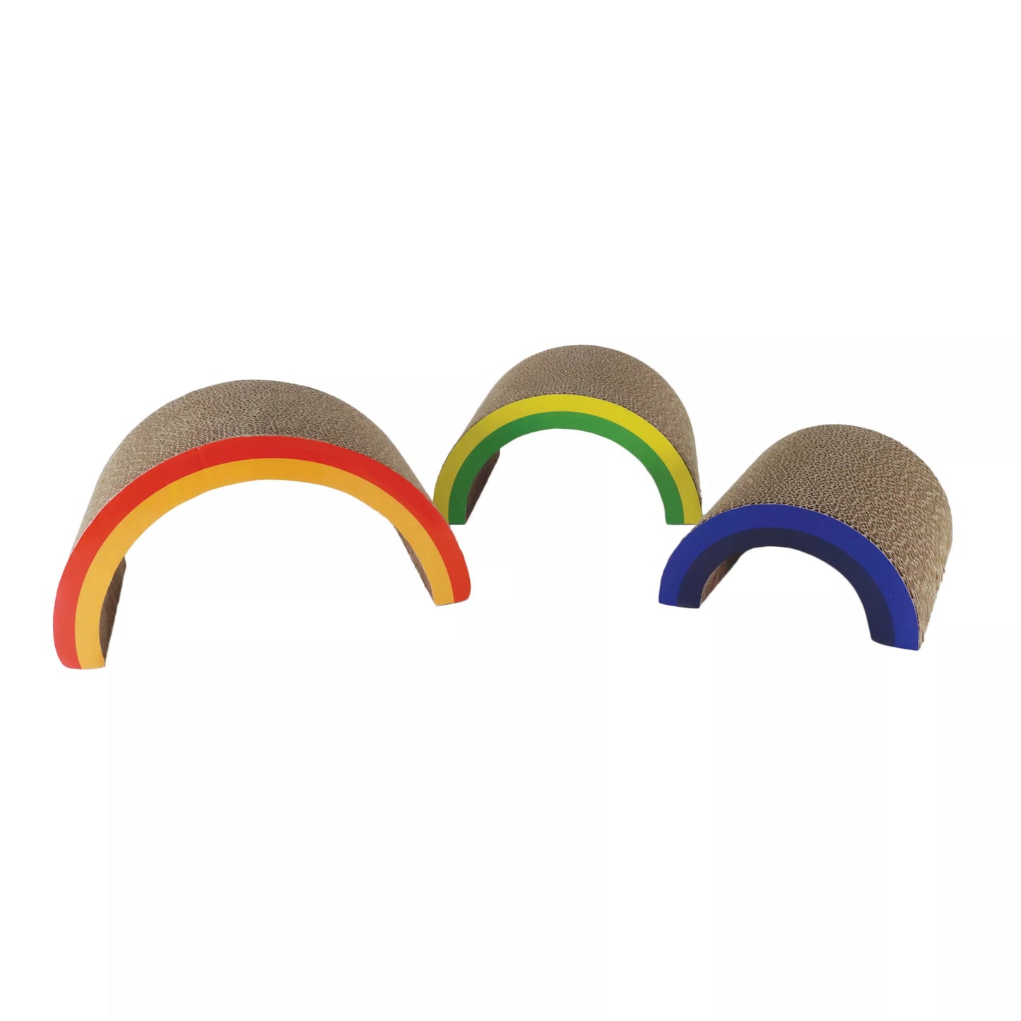 Expandable Cat Scratcher - Rainbow