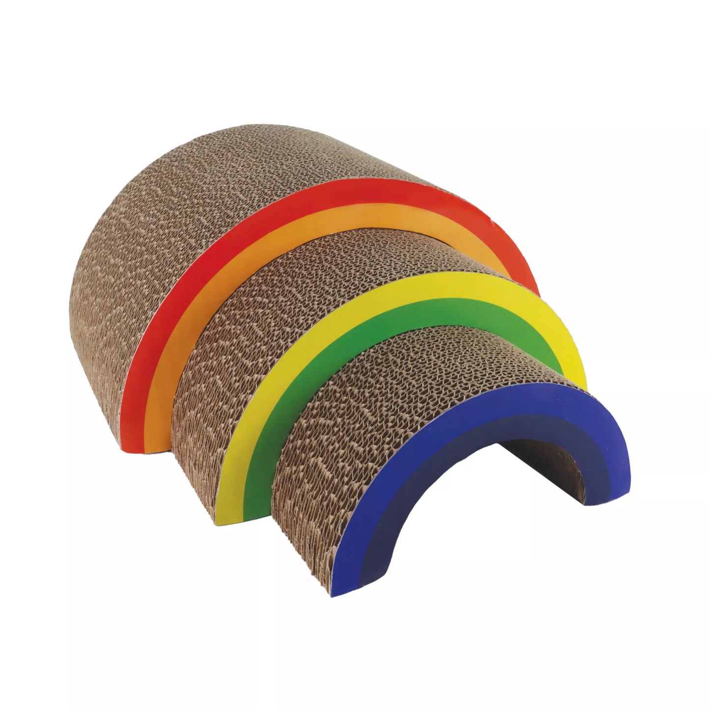 Expandable Cat Scratcher - Rainbow