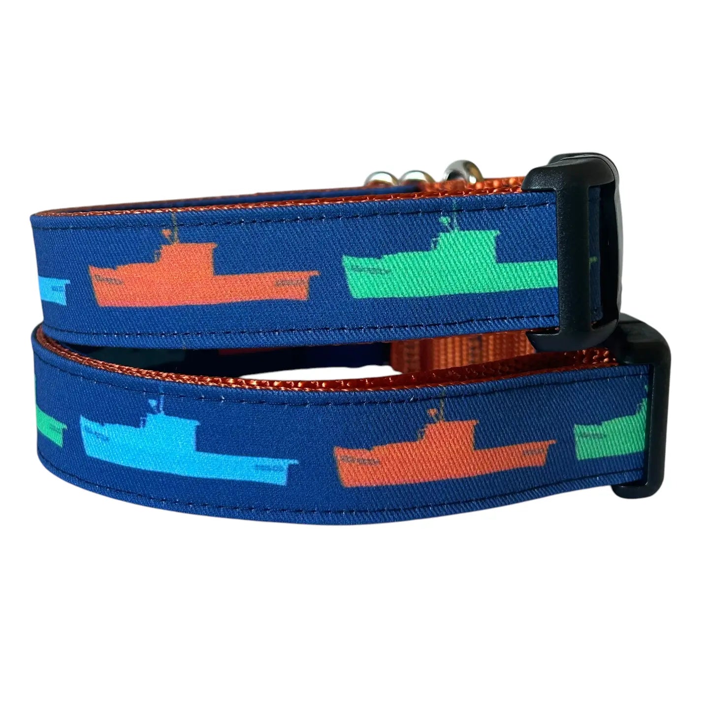Ribbon Dog Collar – Maine Lobster Boats