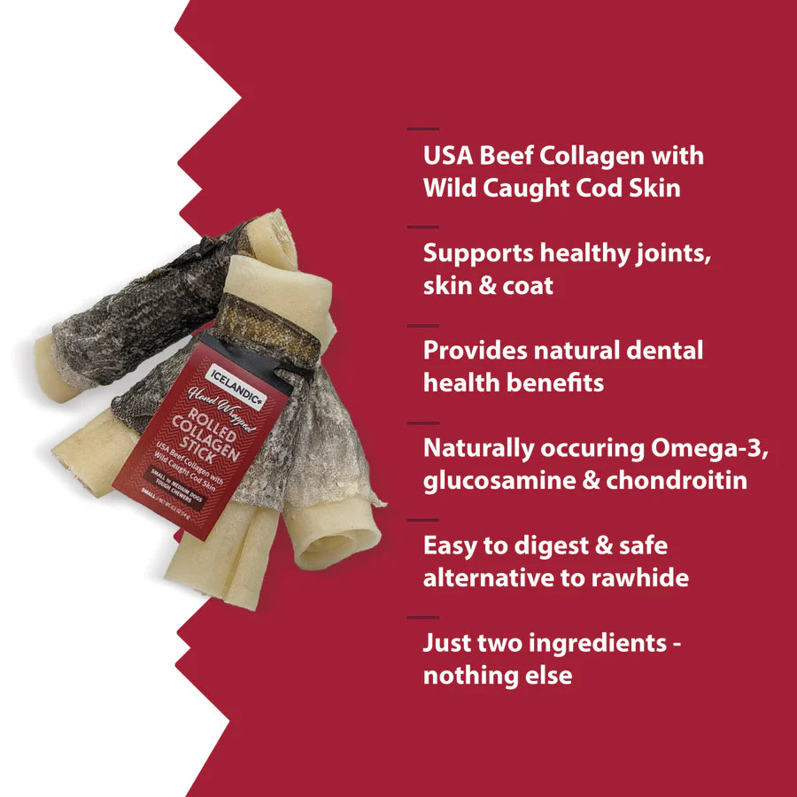 Collagen Dental Chew w/ Cod Skin