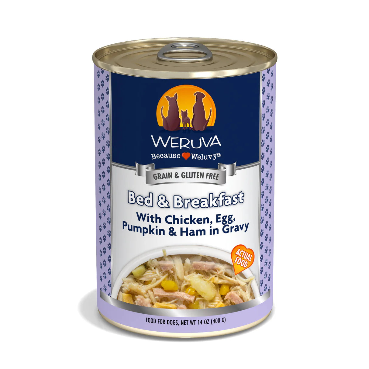 Weruva Wet Dog Food - Bed & Breakfast - 14oz