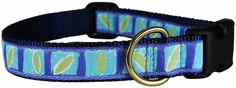 1” Ribbon Dog Collar – Hadlock Leaves