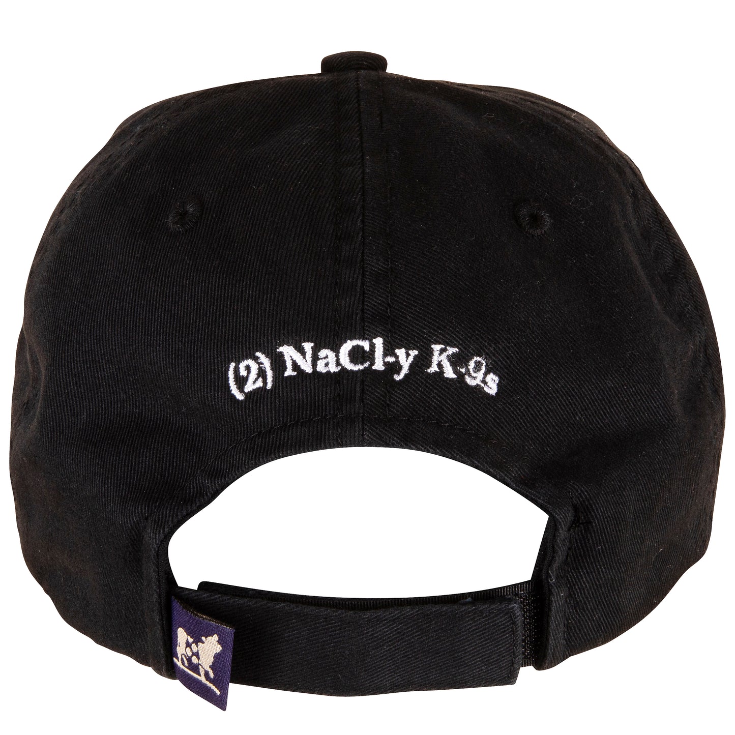 Black Baseball Hat, Back, Nerd Style