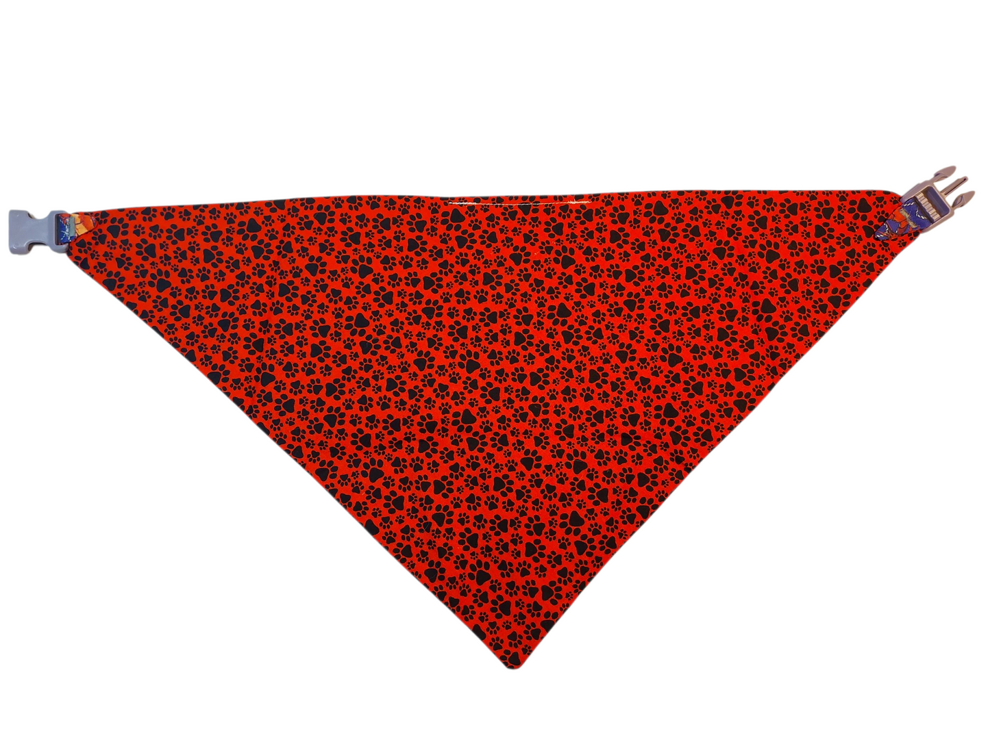 Reversible Dog Bandana - Lobster & Rope on Dark Blue