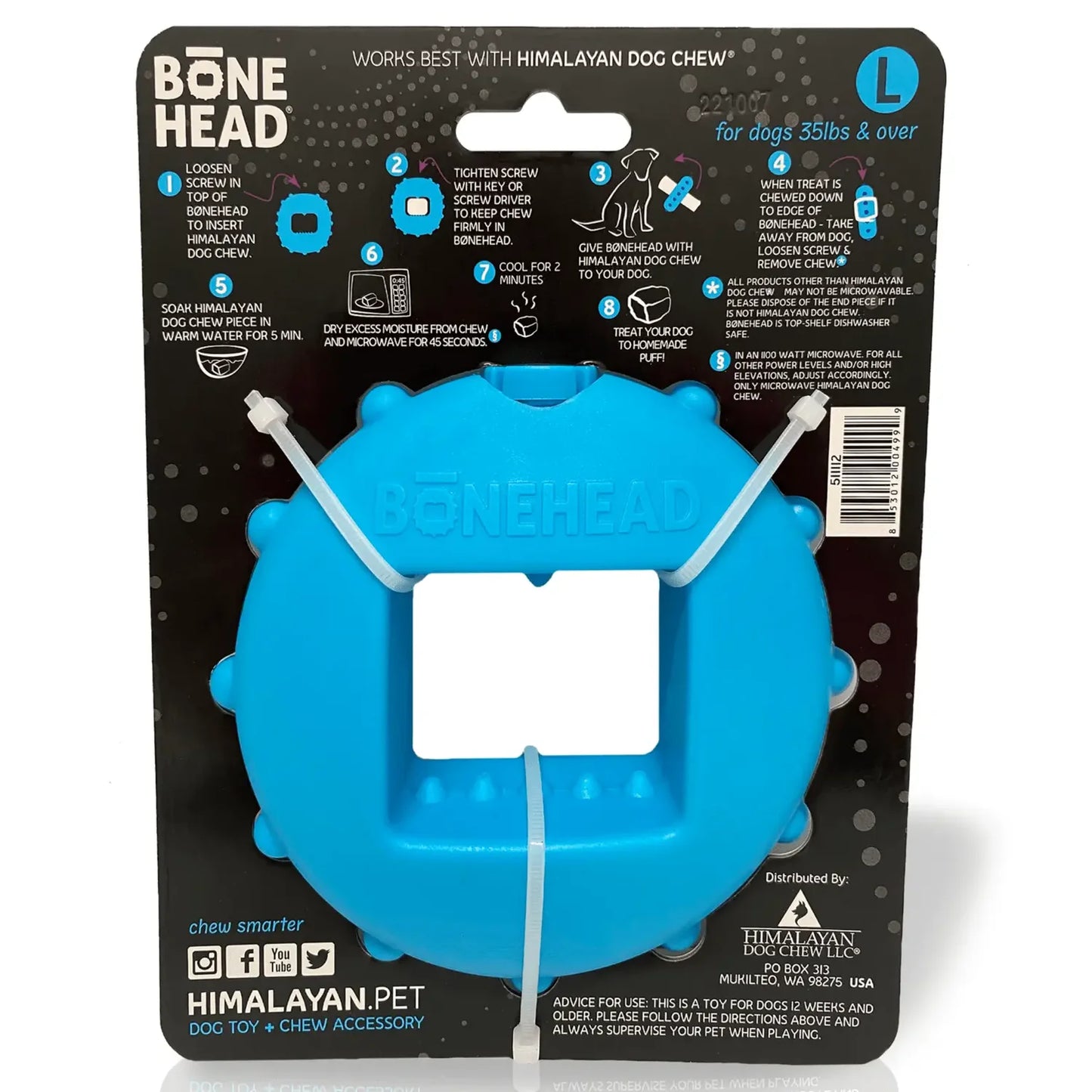 Dog Treat Toy - Bonehead