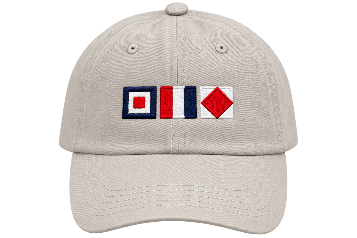 Baseball Hat - WTF Nautical Flags - 2 Colors - Made in USA