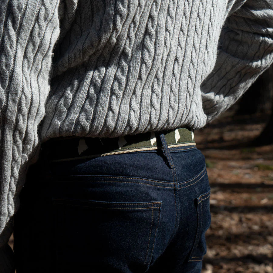 D-Ring Belt - Maine Silhouette