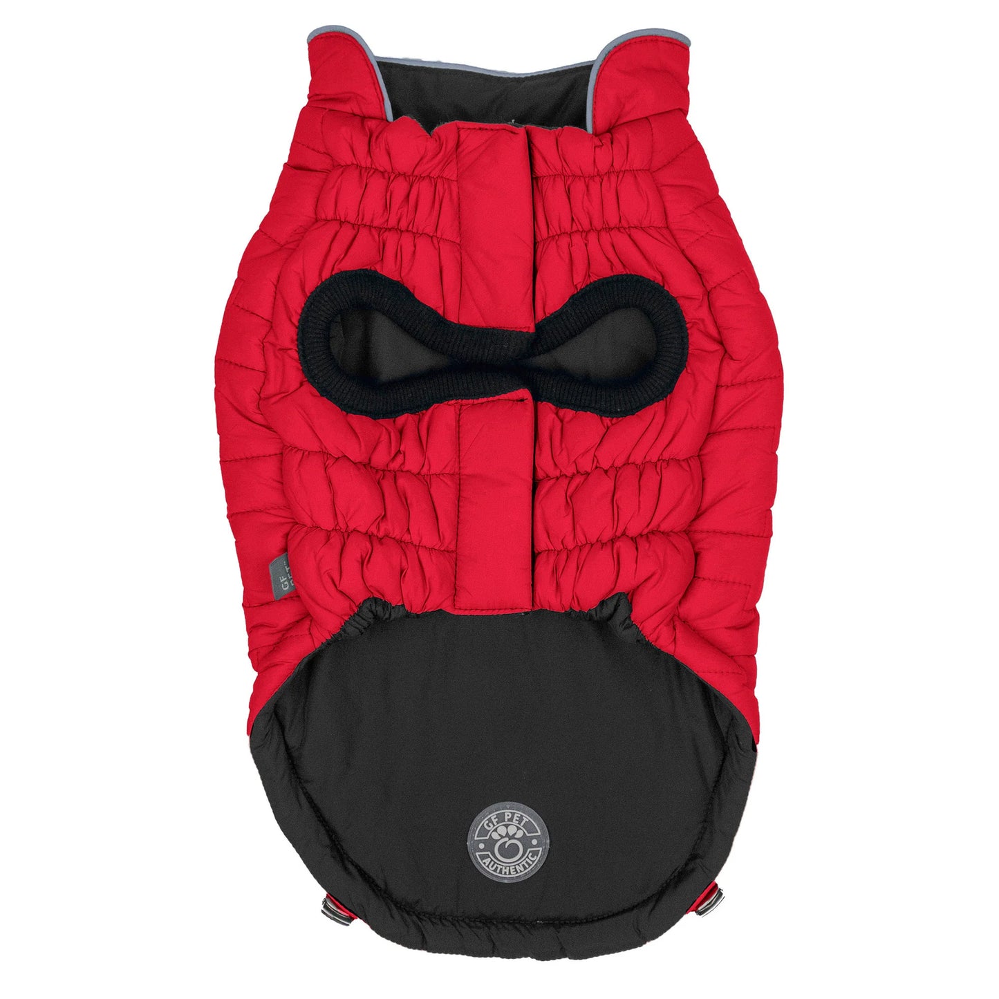 Reversible Dog Coat - Red