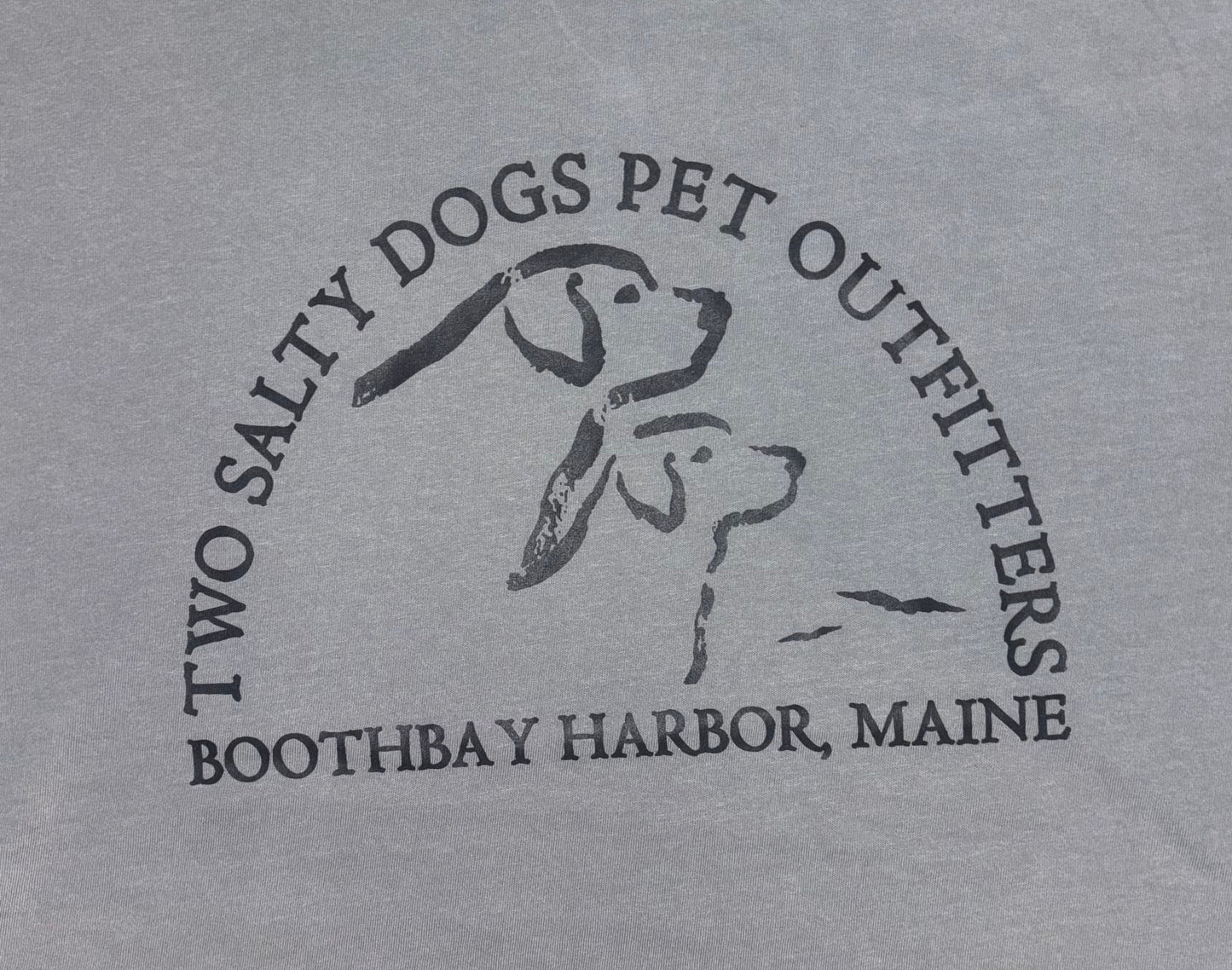 Short Sleeve T-Shirt - Two Salty Dogs Logo
