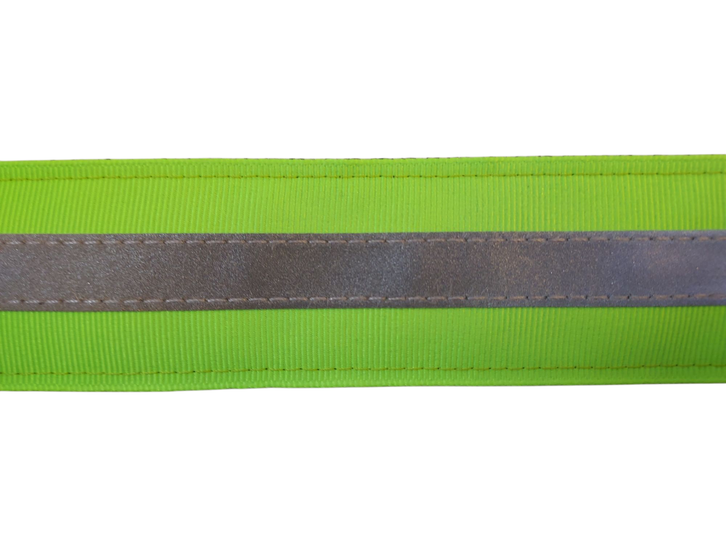 Lime Green Reflective Dog Collar