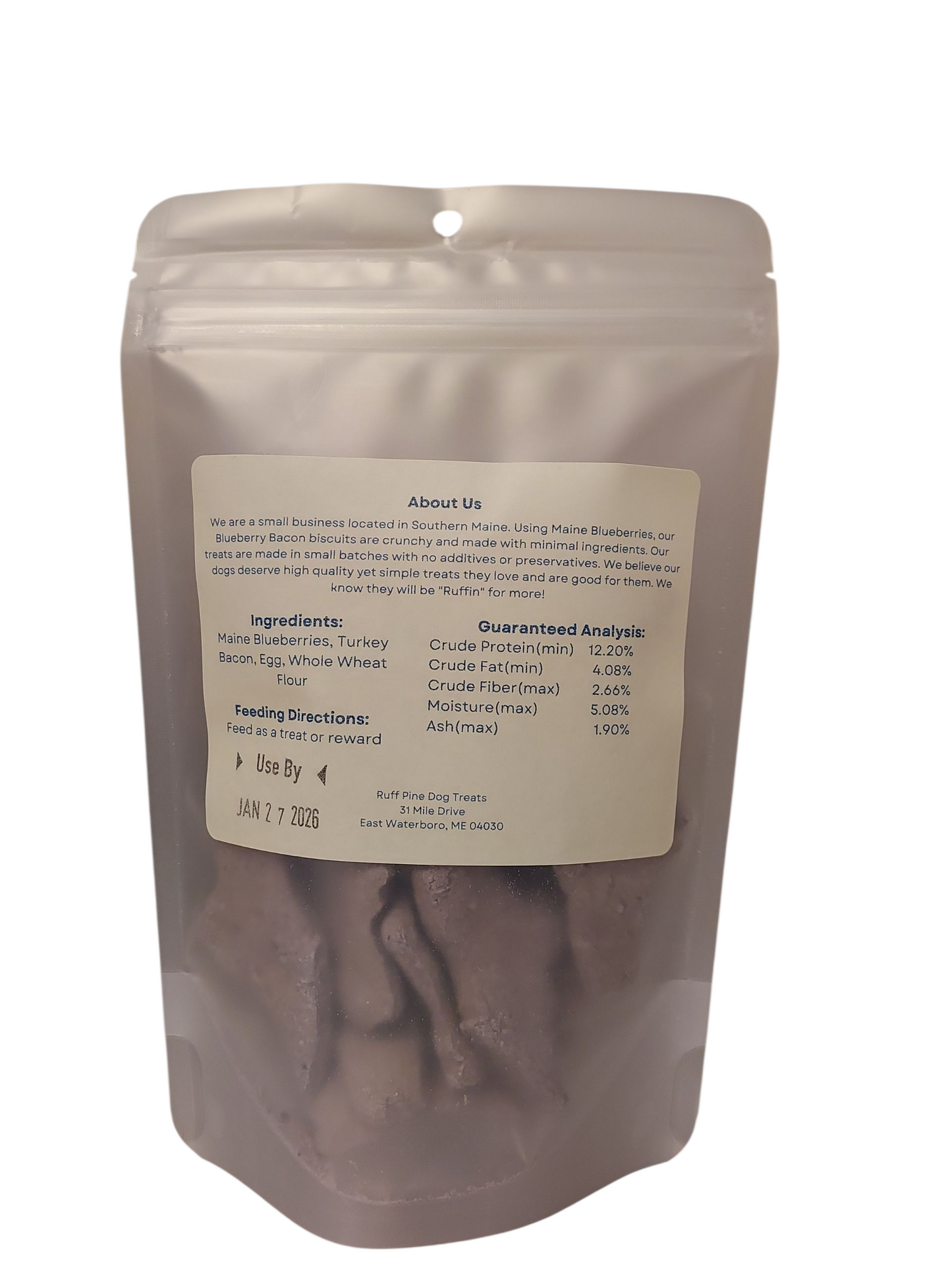 State o' Maine Shaped Blueberry & Bacon Biscuits - 4oz