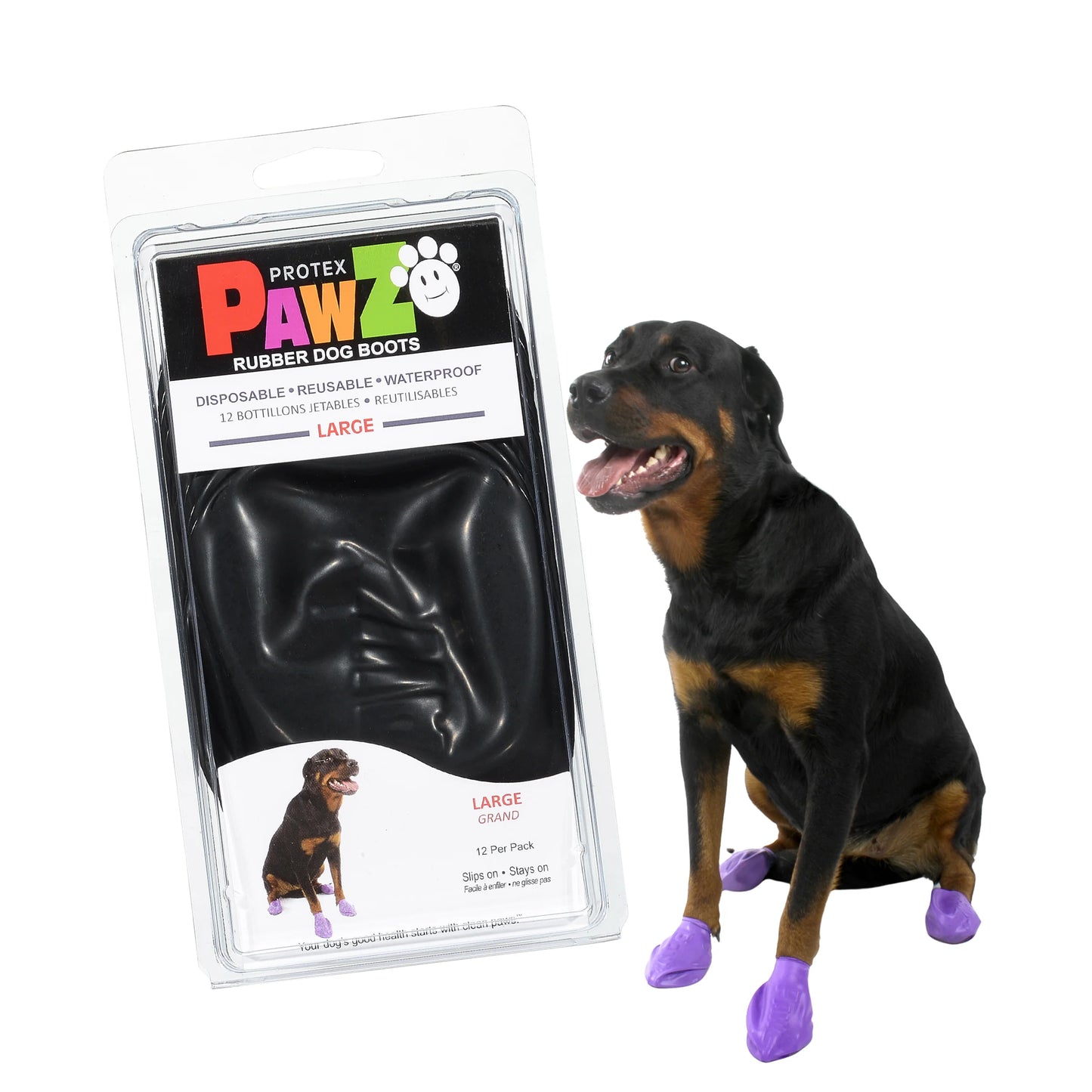 Disposable Dog Boots - Black