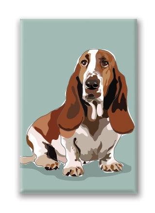 Magnet – Basset Hound (2 Magnets)
