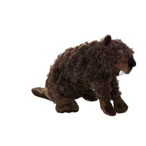 Tuffy Stuffed Dog Toy - Benny Beaver