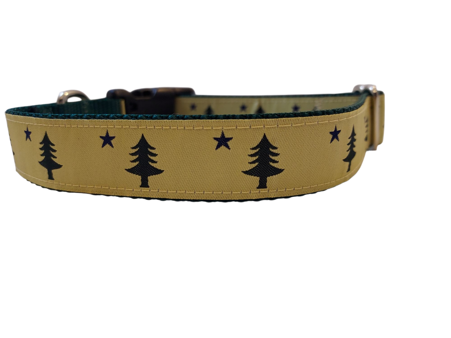 Ribbon Dog Collar – Original Maine Flag