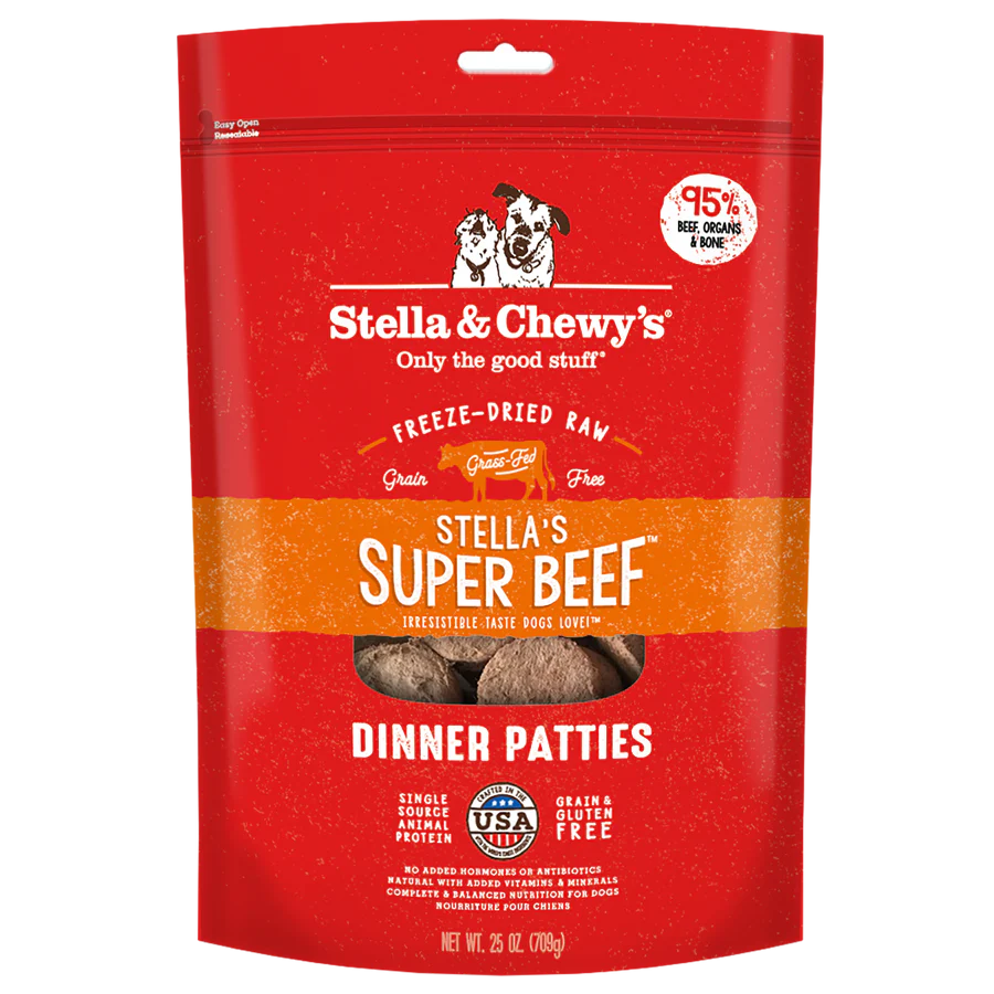 Stella & Cheweys Dehydrated Dog Food - Super Beef