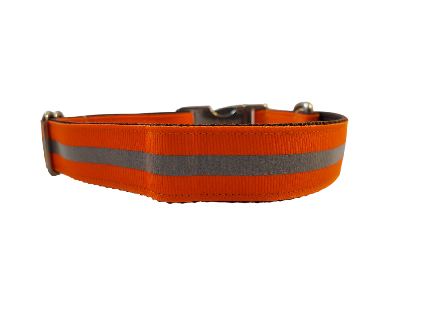 Blaze Orange Reflective Dog Collar