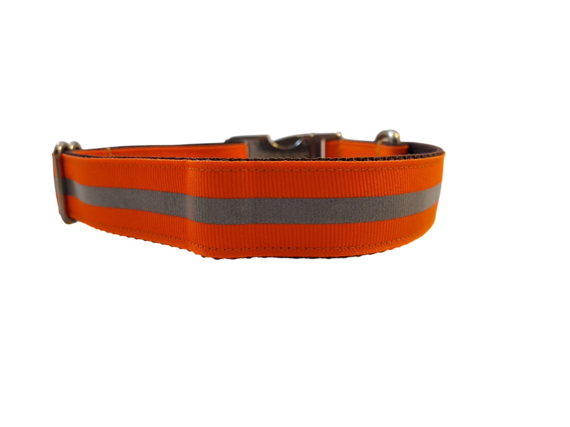 Blaze Orange Reflective Dog Collar