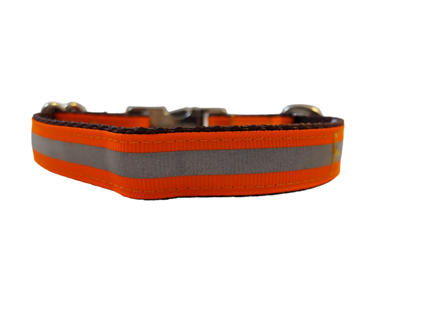Blaze Orange Reflective Dog Collar