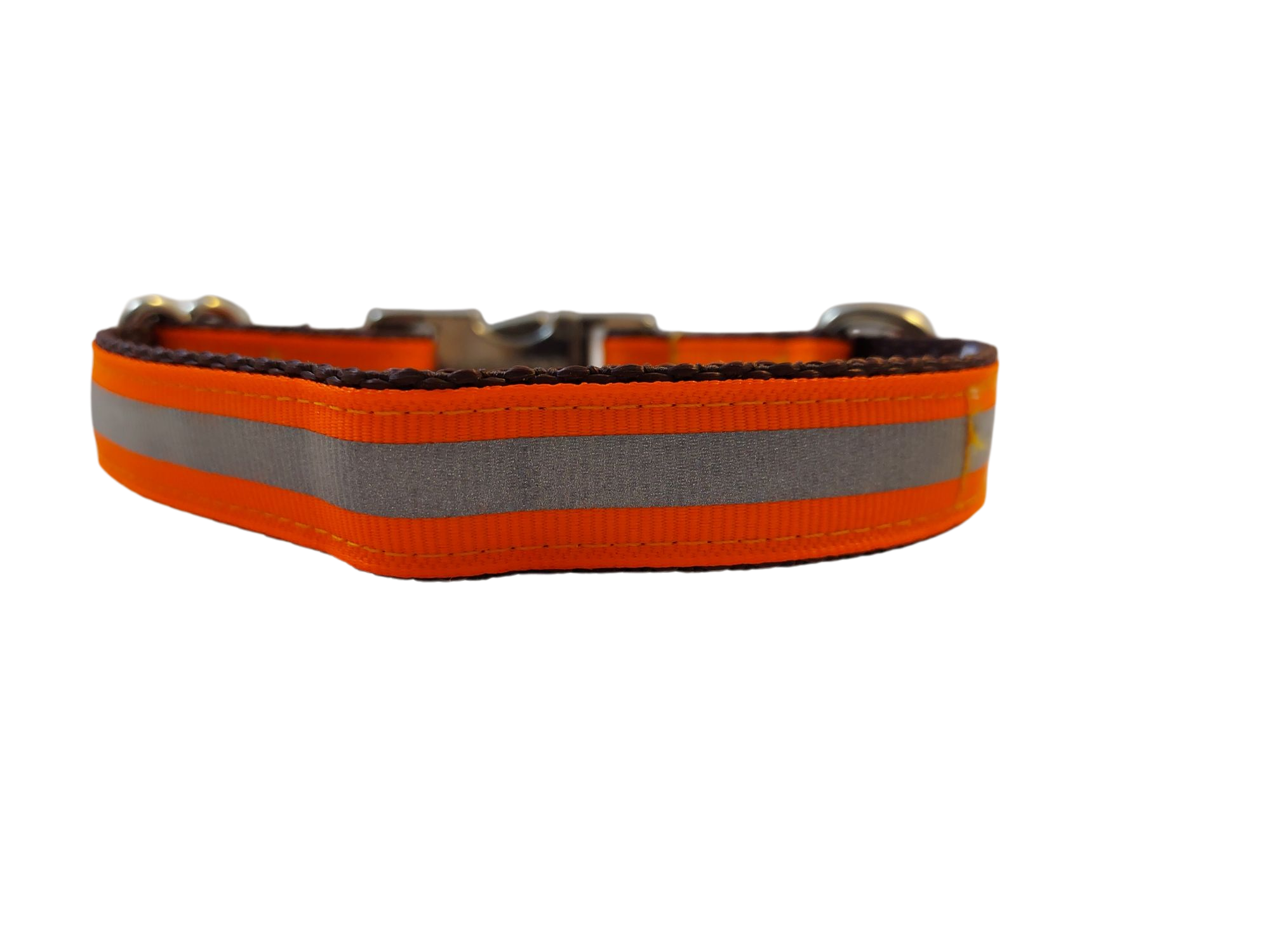 Blaze Orange Reflective Dog Collar