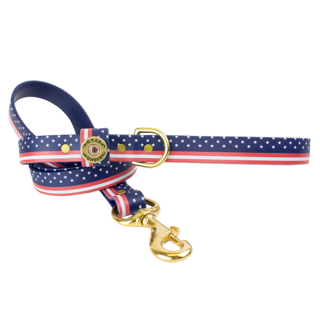 1" x 5ft Mudproof Dog Leash - Patriot