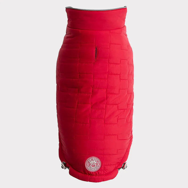 Reversible Dog Coat - Red
