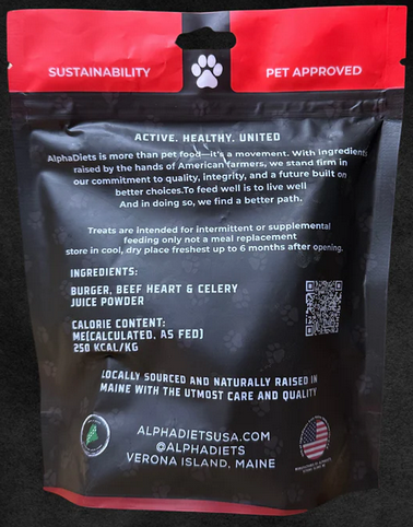 Burger & Beef Treats – 3oz