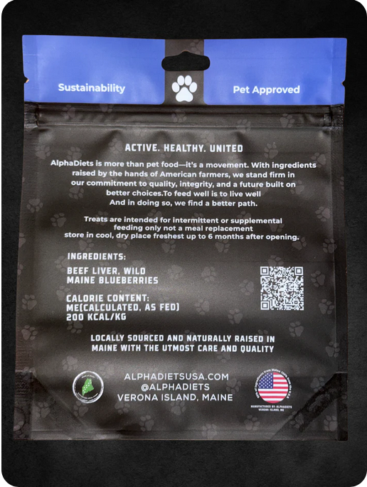 Beef Liver & Blueberry – 3oz