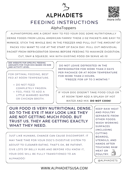 AlphaDiets – Frozen Dog Food – Beef – 32oz