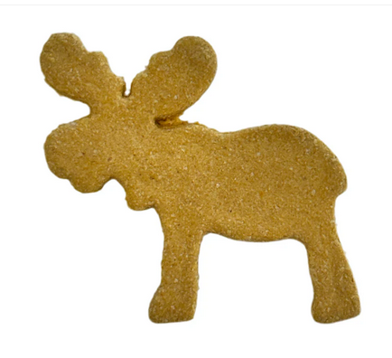 Moose-Shaped Peanut Butter & Pumpkin Biscuits - 4oz