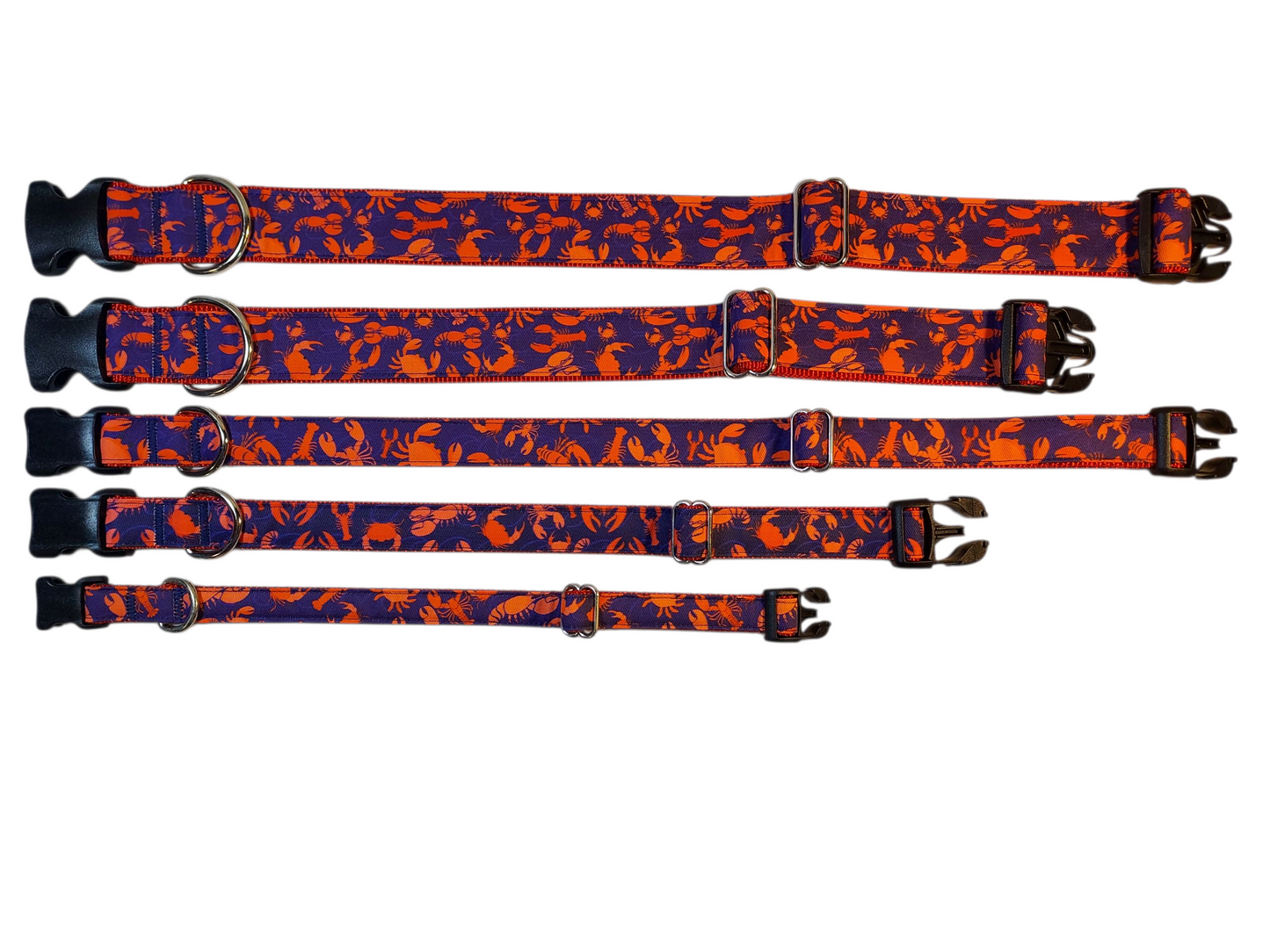 Ribbon Dog Collar – Crabby Lobster