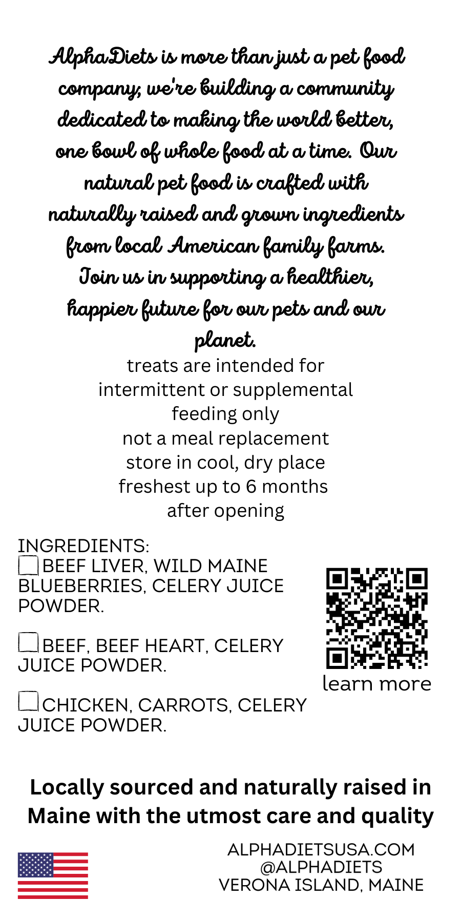 Burger & Beef Treats – 3oz