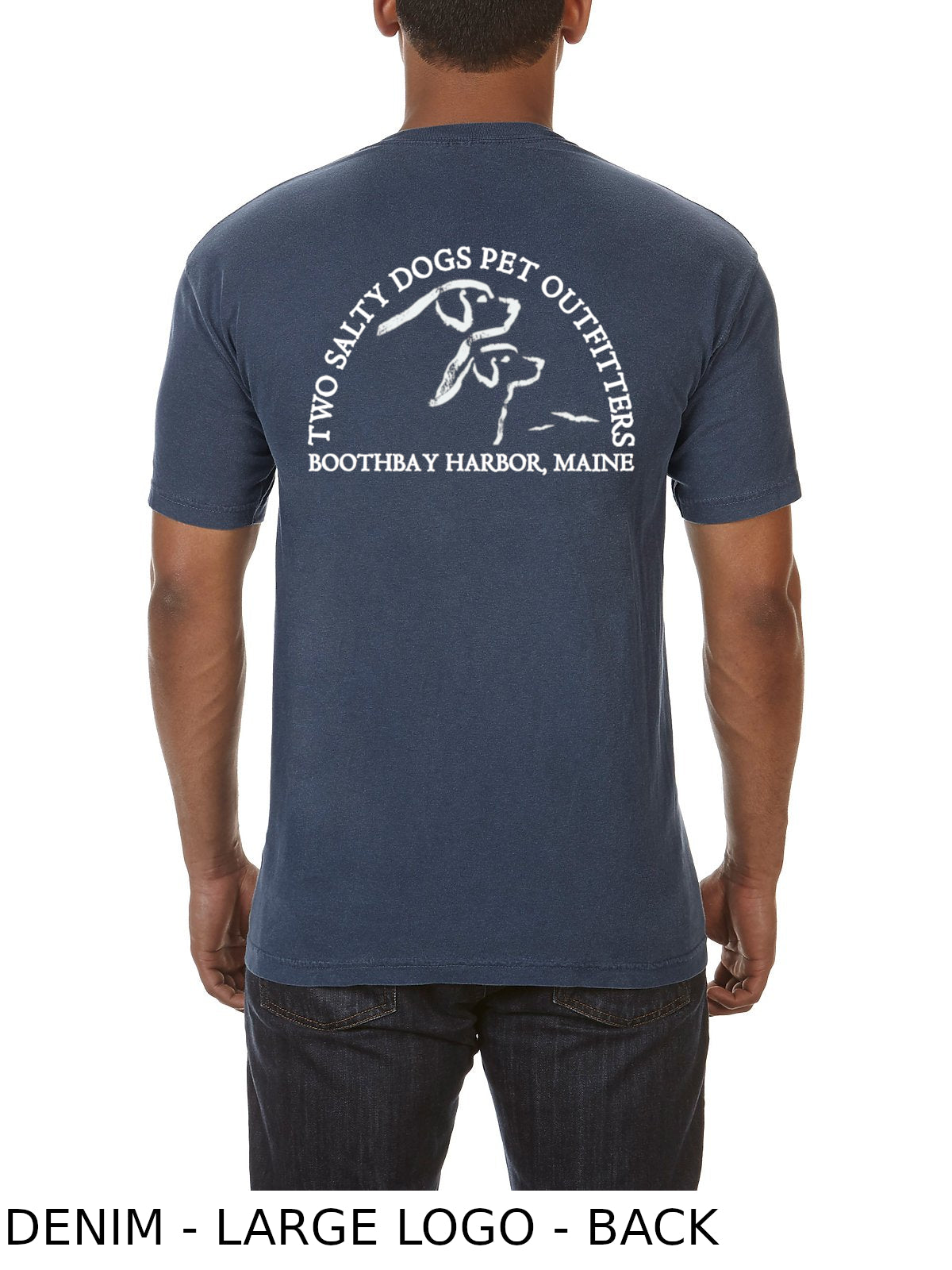 Short Sleeve T-Shirt - Two Salty Dogs Logo