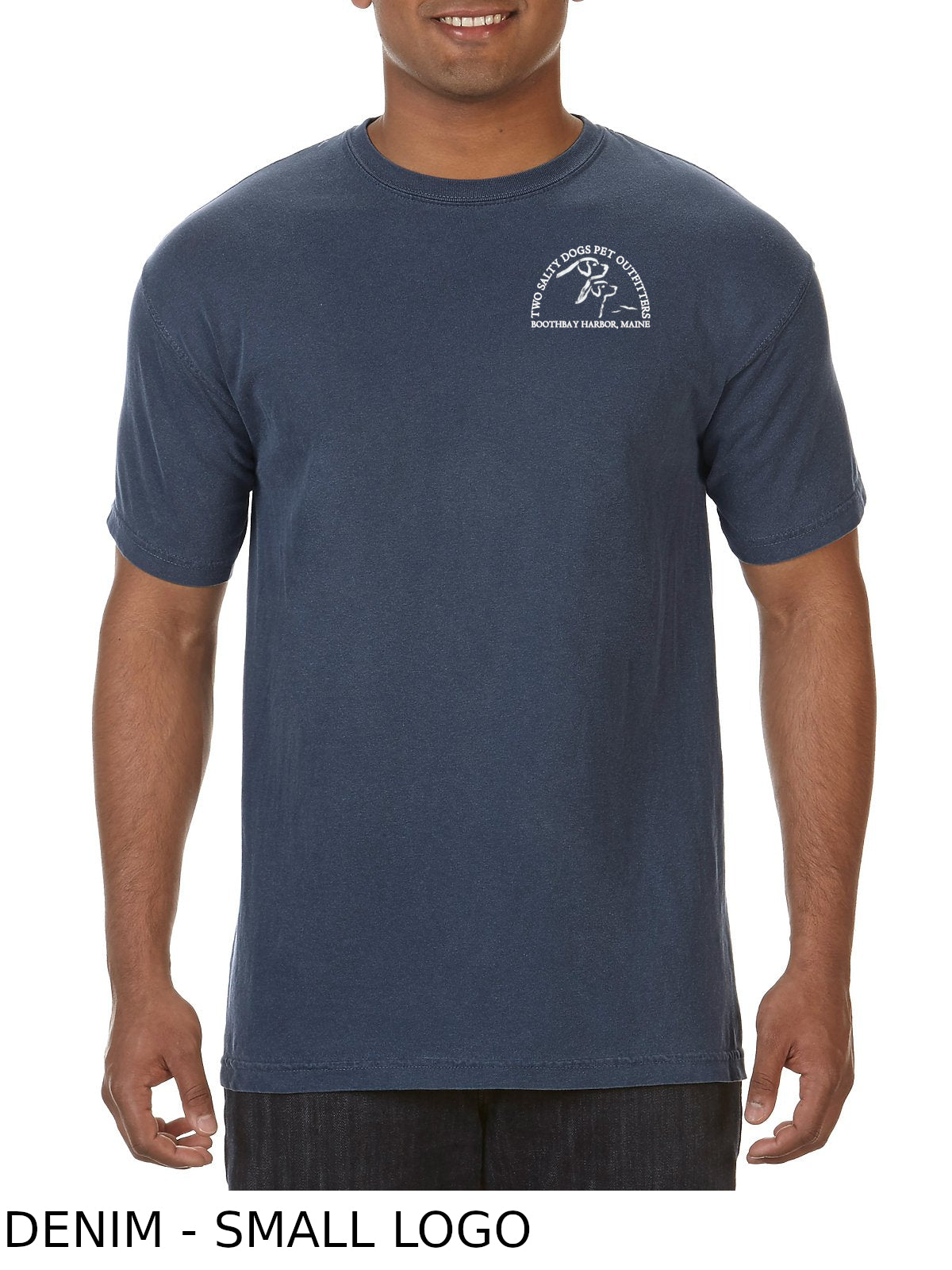 Short Sleeve T-Shirt - Two Salty Dogs Logo