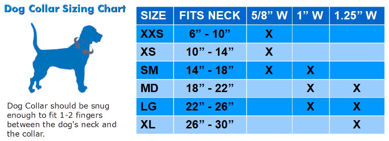 1.25” Ribbon Dog Collar – Mountain Range