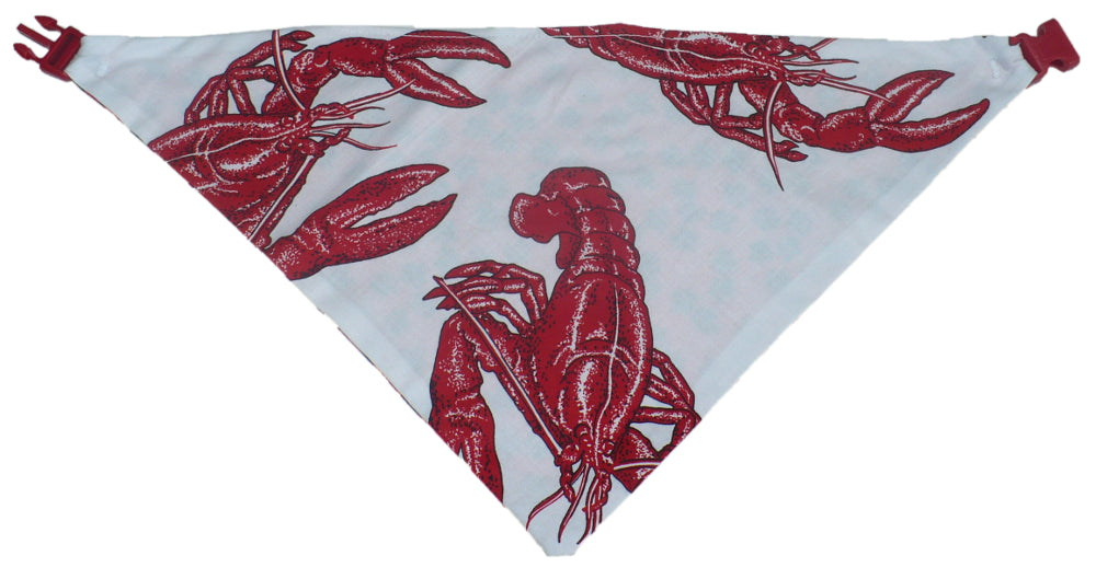 Reversible Dog Bandana - Big Lobster