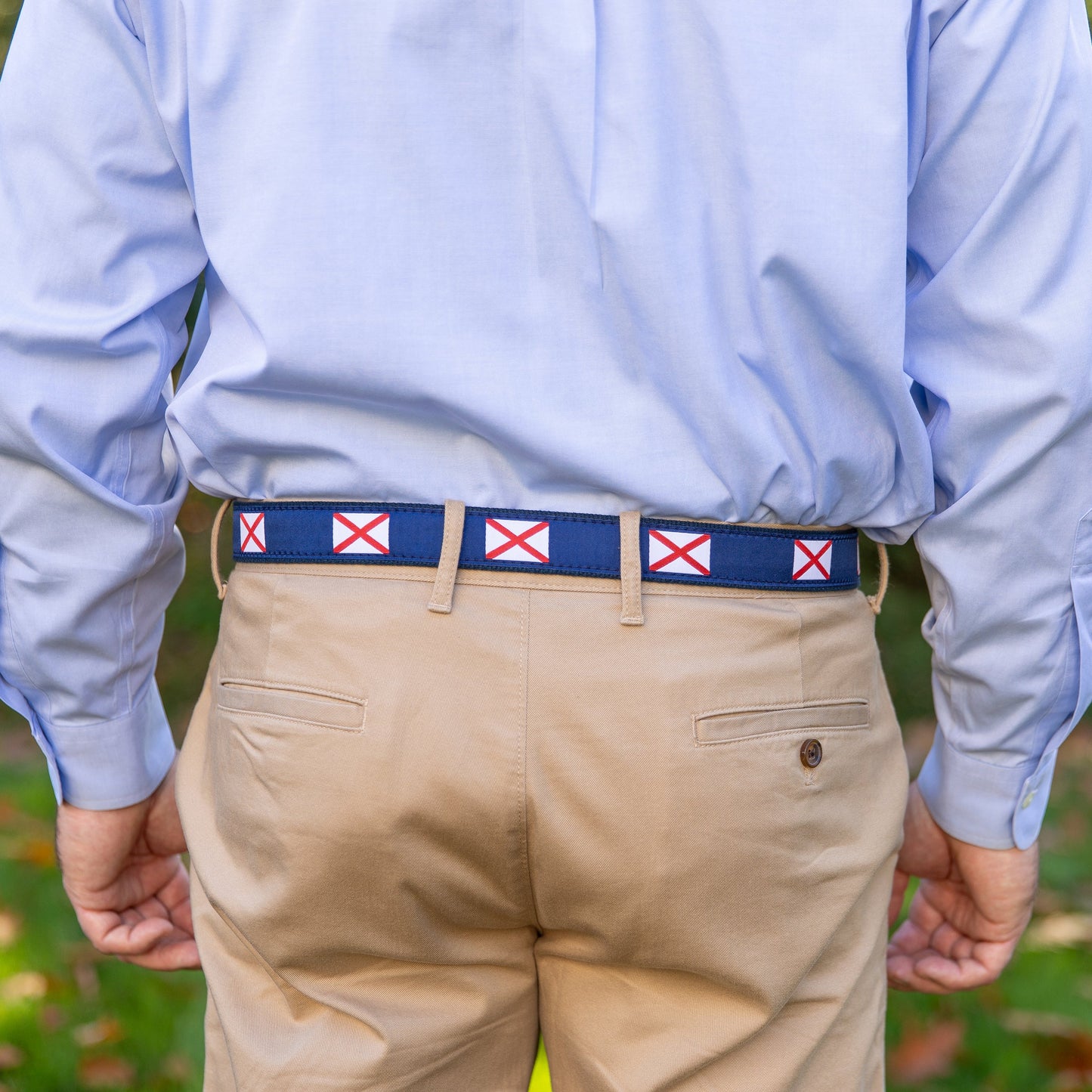 D-Ring Belt - Alabama State Flag