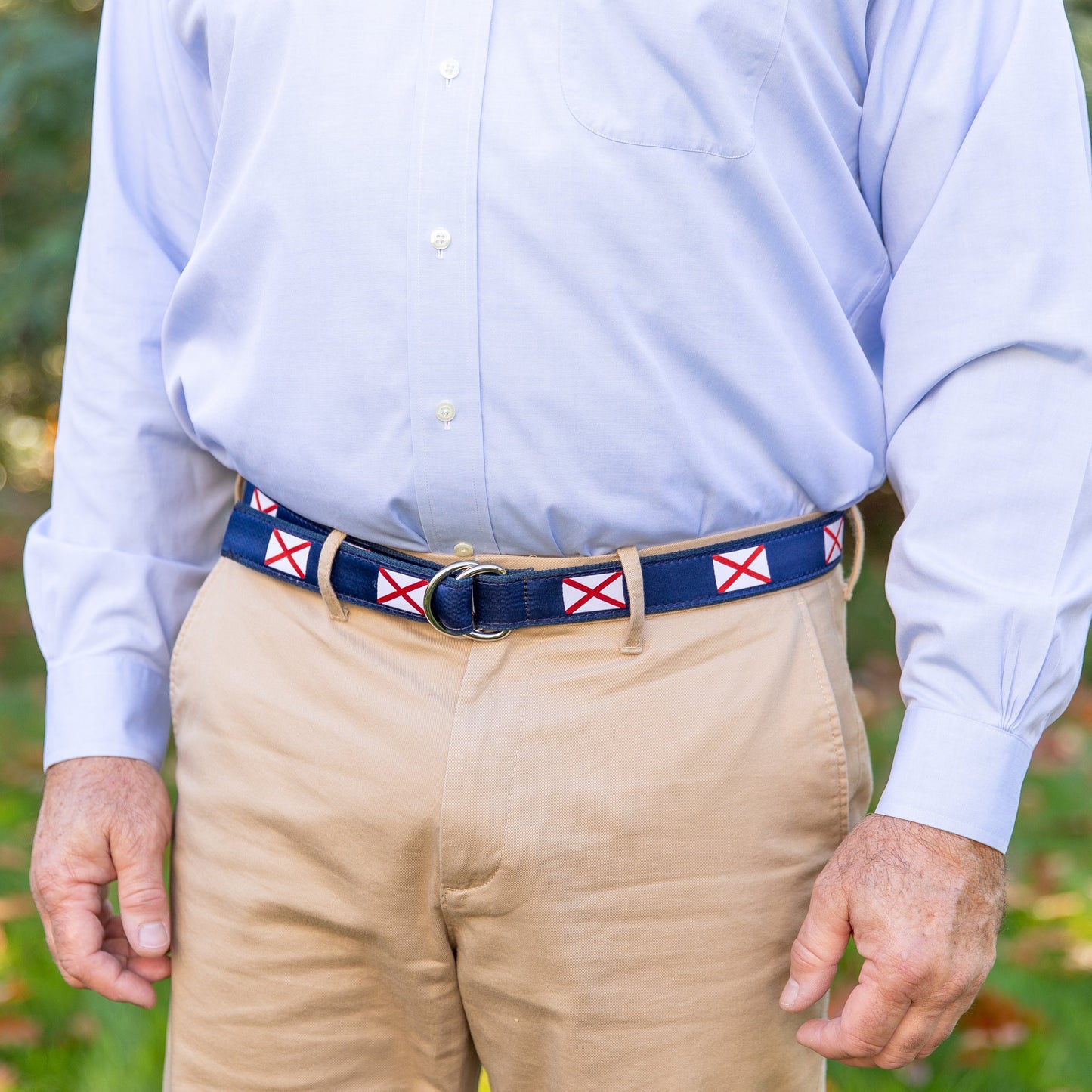 D-Ring Belt - Alabama State Flag