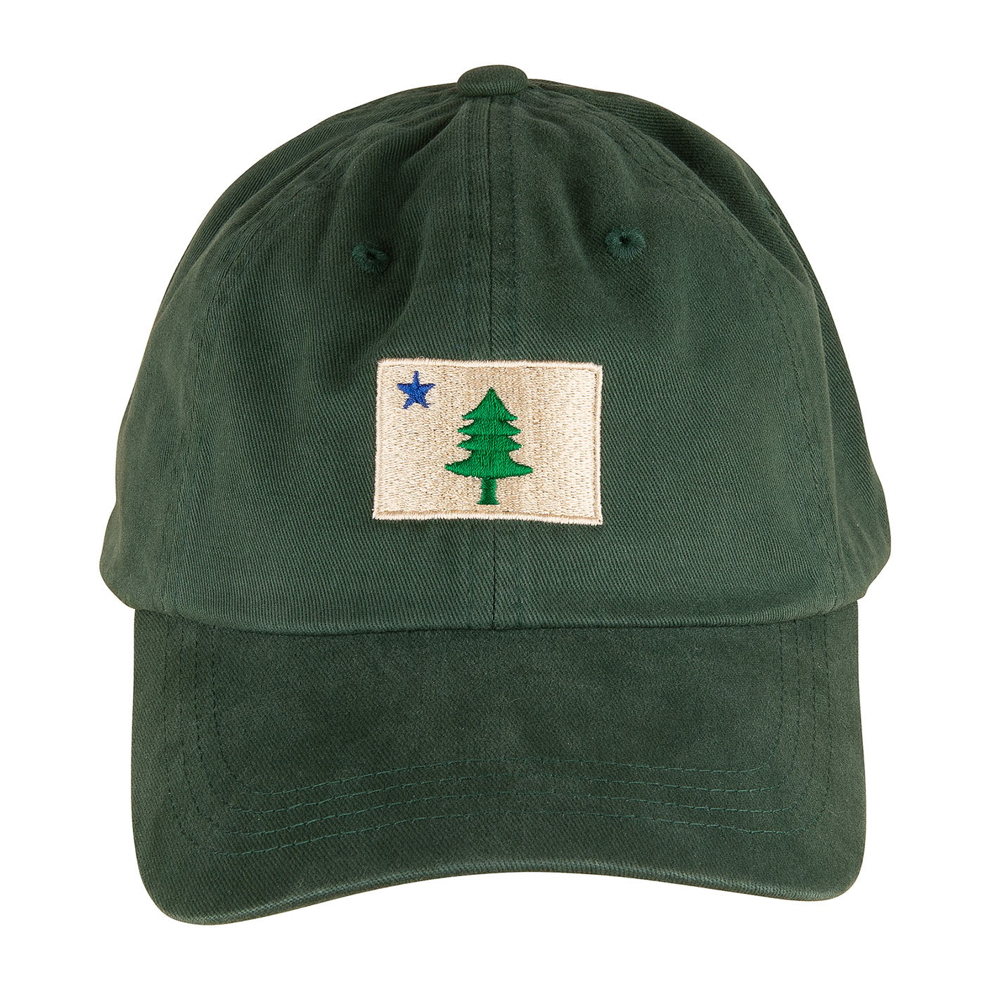 Baseball Hat – 1820/1901 Maine Flag on Spruce