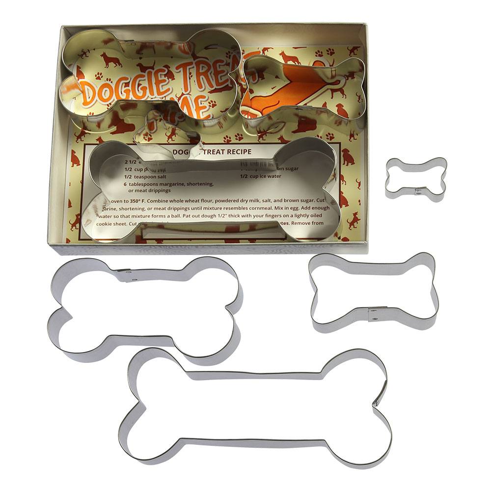 Cookie Cutter Set - 4 Dog Bones