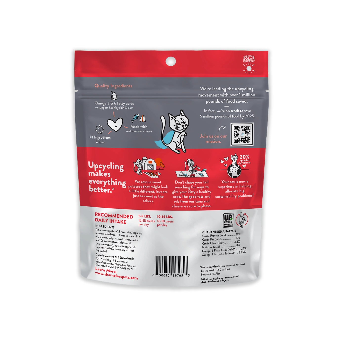 More Tuna, Cheese Cat Treats - 2.5oz