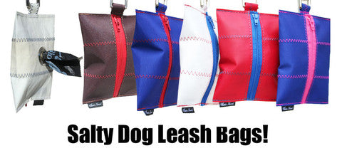 Sailcloth Poop Bag Holder - Red